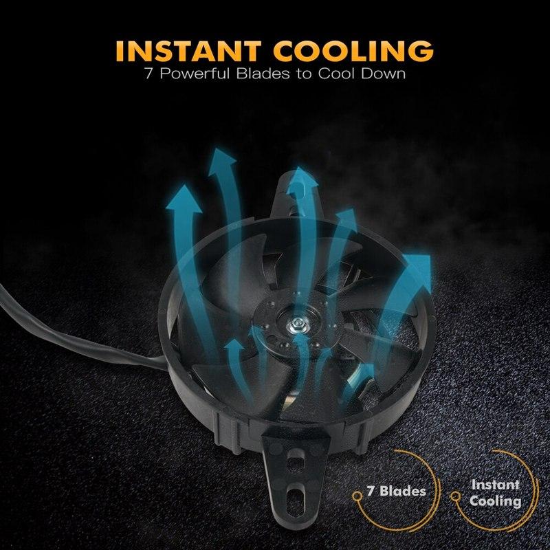 Electric Radiator Thermal Cooling Fan For KTM 390 Duke 790 Duke 790 Adventure R 1290 Super Duke R GT 1290 Super Adventure R/S/T