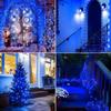Electric garland street thread led 300 lamps, solar battery power, 1 pc