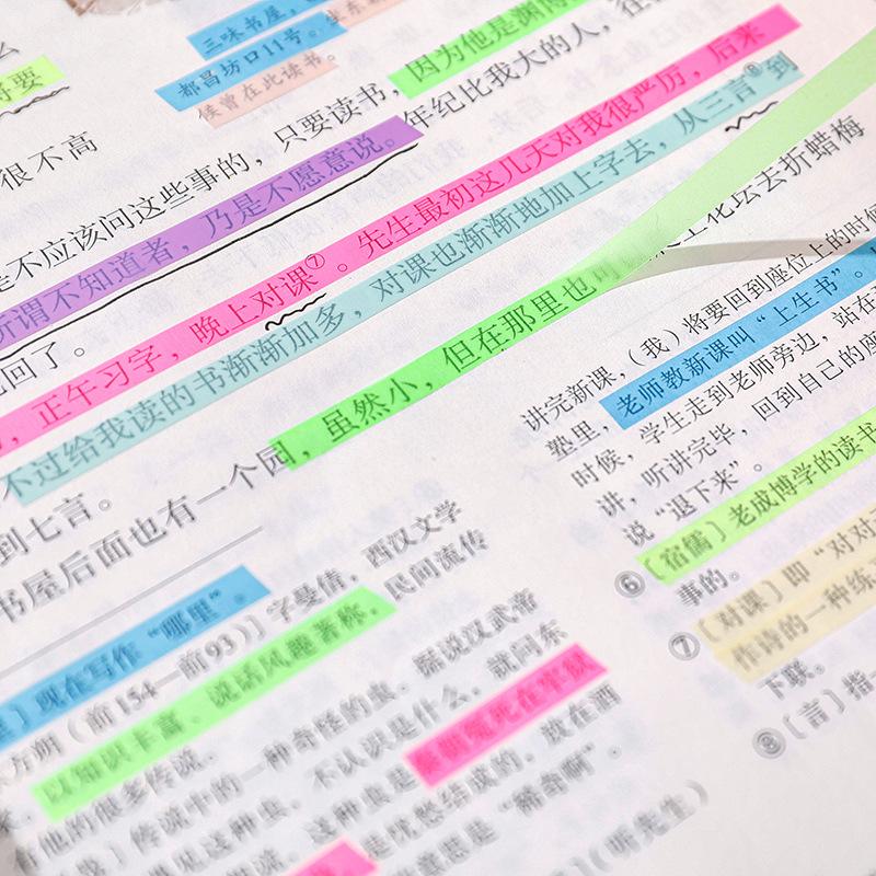 160 шт. Наклейки-заметки Прозрачные Закладки Индексные вкладки Флажки Канцелярские товары Вкладки Блок для заметок Каваи Школьные Офисные принадлежности