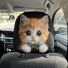 2PCS Funny Car Headrest Covers Cartoon Auto Interior Decoration Cover  Halloween