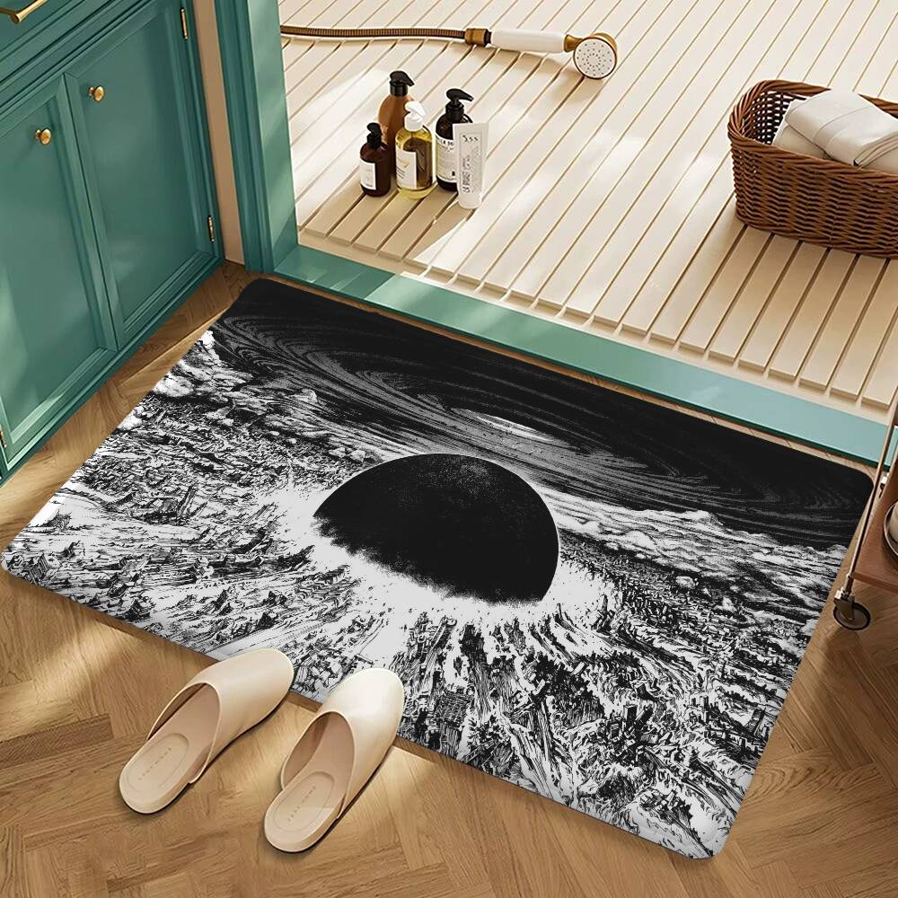 AKIRA Door Mat Washable Non-Slip Living Room Sofa Chairs Area Mat Kitchen Doormat Area Rug
