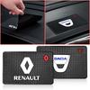 1Pcs Car Emblem Anti Slip Pad Phone Holder Non-Slip Mat Car Stlying for Dacia Megane 2 3 4 Twingo Clio Talisman Captur Trafic Kwid Scenic 2