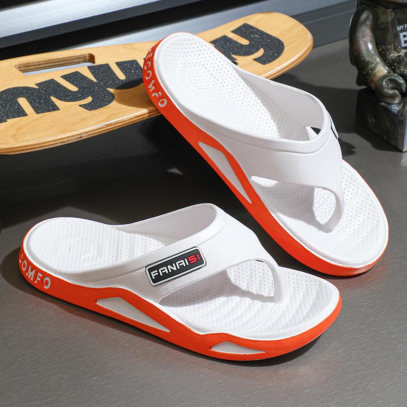 Мужские шлепанцы для улицы летом, мягкая подошва, толстая подошва, износостойкие, повседневные, модные шлепанцы с перемычкой