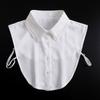 43 Styles Fake Collar Stand Lapel Shirt Detachable Collar Women Lace Floral False Collar Half Shirt Blouse Faux Col