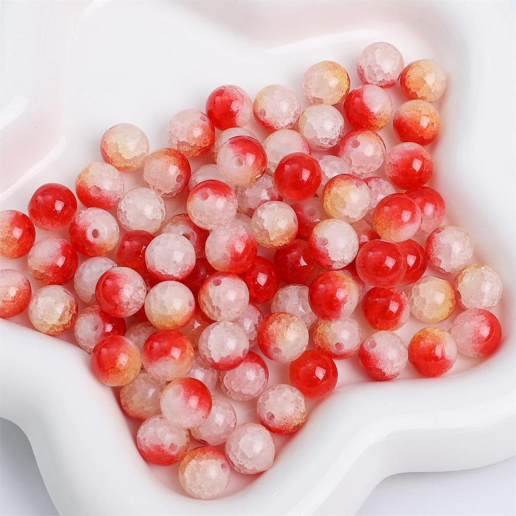 8/10 мм 20-30 шт./пакет Стеклянные бусины DIY Браслет Ожерелье Серьги Ювелирные изделия Аксессуары