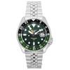 5 Sports SKX GMT Нержавеющая сталь Зеленый циферблат Автоматические SSK035K1 100M Мужские часы