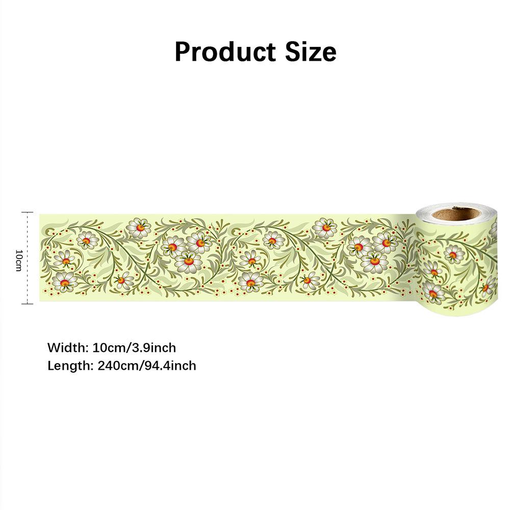 Самоклеящаяся настенная плинтусная граница, наклейка на обои, домашний декор, самоклеящаяся линия талии