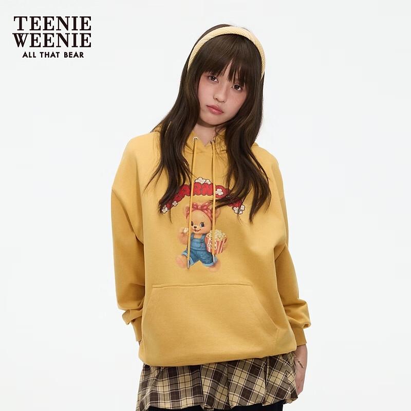 Teenie Weenie Little Bear Letter Hooded Sweatshirt