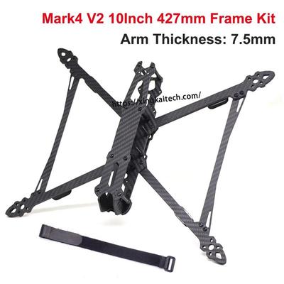 Mark4 V2 10 дюймов 427 мм подходит для гоночного дрона четырехосевой летательный аппарат фристайл рама комплект