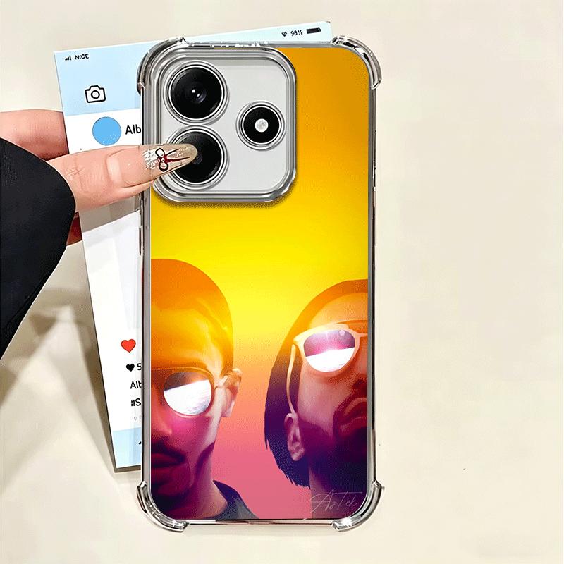 PNL QLF Рэпер Певец Мягкий Чехол Для Телефона Для Xiaomi Poco X7 X8 Pro Max X6 X5 X3 F8 Ultra F7 M8 M7 M5S Redmi 15C 15A 15 14C 13C 12C