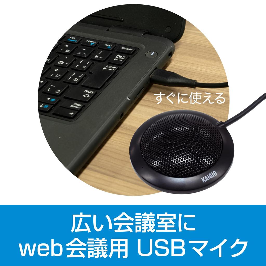 SourceNext PC microphone USB microphone for web conferences KGC2-MC