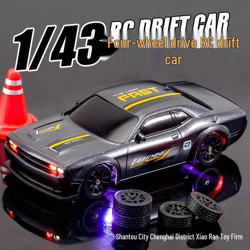Профессионал 1:43 RC Дрифт-машина, 2,4G, Полный привод, Высокоскоростная Мини-гоночная машинка, Игрушка.