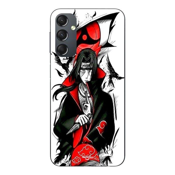 Чехол Для Samsung galaxy A24 Клинок рассекающий демонов Kimetsu no Yaiba Итачи Учиха Maniacase