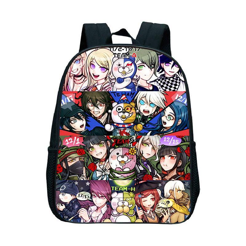 Рюкзак с аниме-принтом Danganronpa, водонепроницаемый, высокой вместимости, легкий, портативный, идеально подходит для школы и путешествий