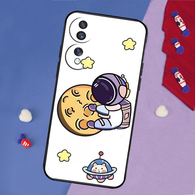Чехол-космический корабль для астронавта для Honor 200 Pro 50 70 90 X8a X9a X8 X9 X8b X9c X9b Honor Magic 7 Lite 5 6 Pro