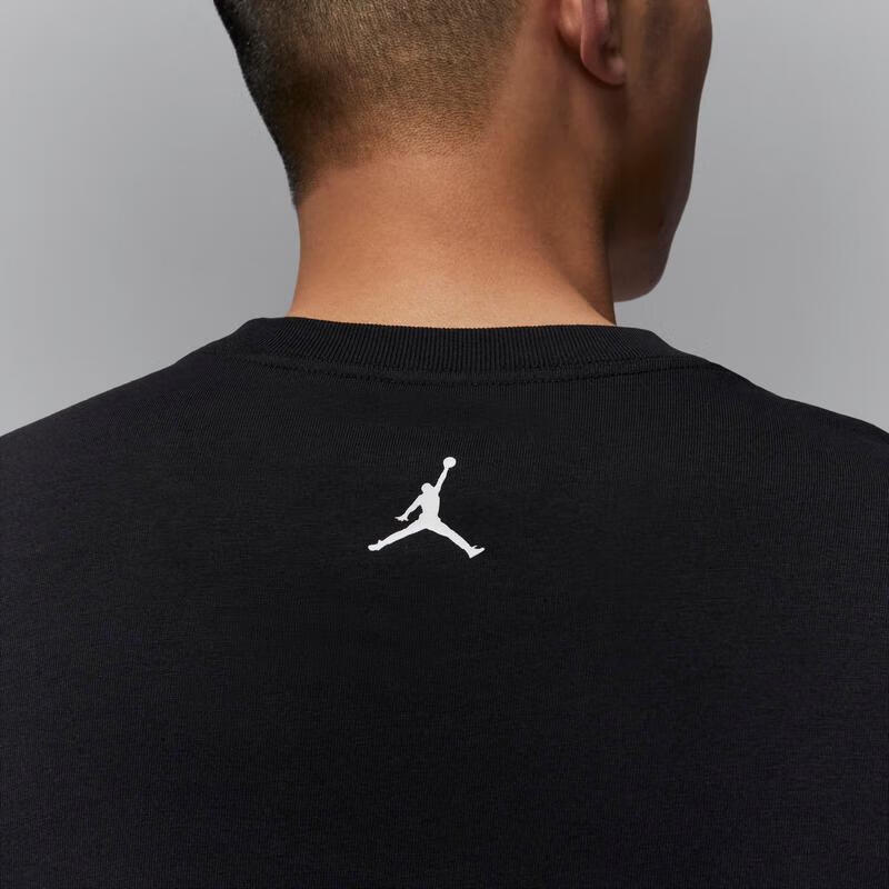 Nike Jordan Essentials JD Sport Brand DF Short Sleeve Crew Neck T-Shirt Men Tops Black FZ1932010
