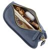 COACH Waverly Suede With Refined Calfskin Shoulder Bag Medium Women's Light Blue CDD78-B4LD