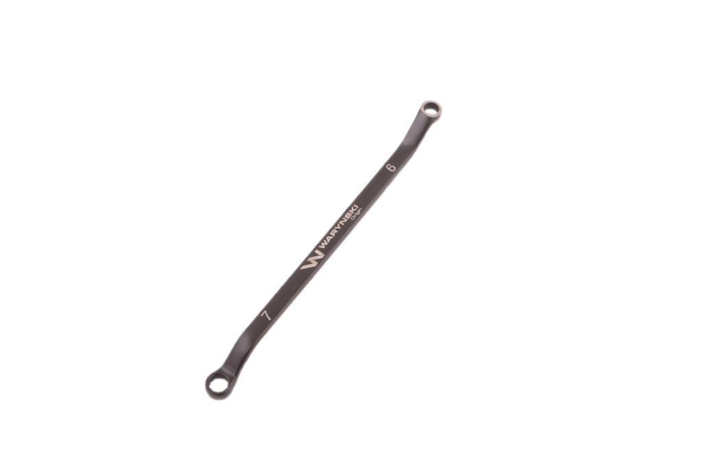 Klucz Oczkowy Odsadzony 6 X 7 Mm. Crv Standard Asme B107.9 Waryński