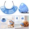 Cat Cone Collar Soft Comfortable Cat Recovery Collar for Post-Surgery Healing And Anxiety Prevention Adjustable Breathable for Cat