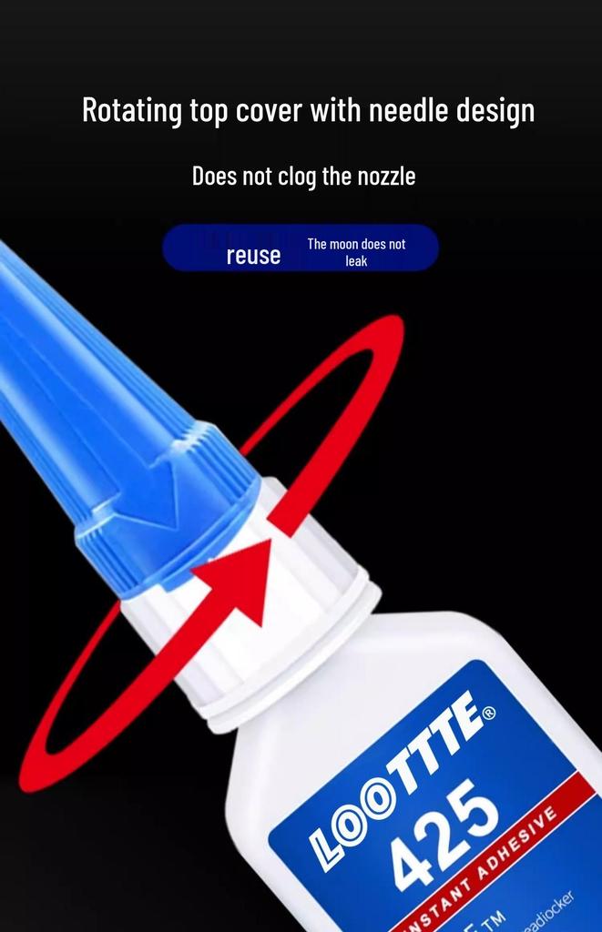 LOOTTTE425 Fast-Drying Anti-Vibration Threadlocker Sealant