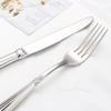 1 шт. Набор столовых приборов, зеркальная нержавеющая сталь, столовая посуда, серебристая посуда, роскошный набор ножей, ложек, вилок, столовых приборов для дома, кухни, свадьбы