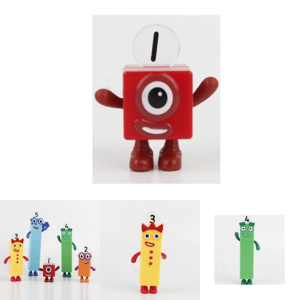 Numberblocks Colorful Building Blocks Cute Transformable Figures For Kids Playtime