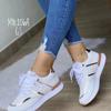 Модные кроссовки на платформе 2024 Женская кожаная повседневная спортивная обувь в стиле пэчворк Женская обувь для бега на открытом воздухе Вулканизированная обувь Zapatillas Mujer