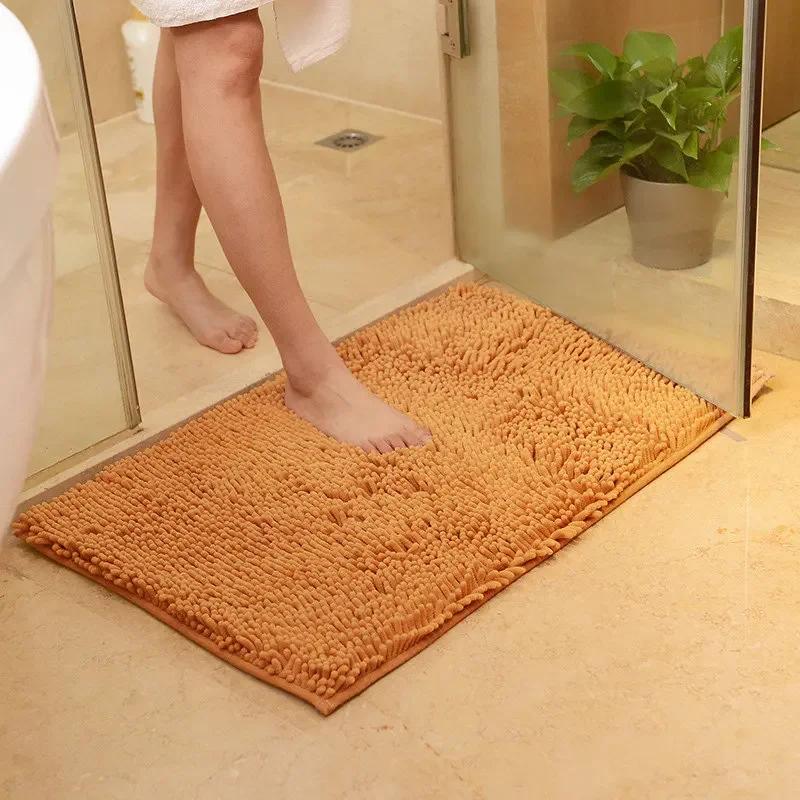 Rectangular Floor Door Mat Carpet, 40X60cm, Soft, Non - slip, Bathroom, Floor Door Mat, Dirt Barrier