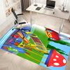 1pc TuTiTu Print Area Rug - Soft, Washable Non-Slip Indoor Mat, Living Room, Home Office Decorative Rug,Office Decorative