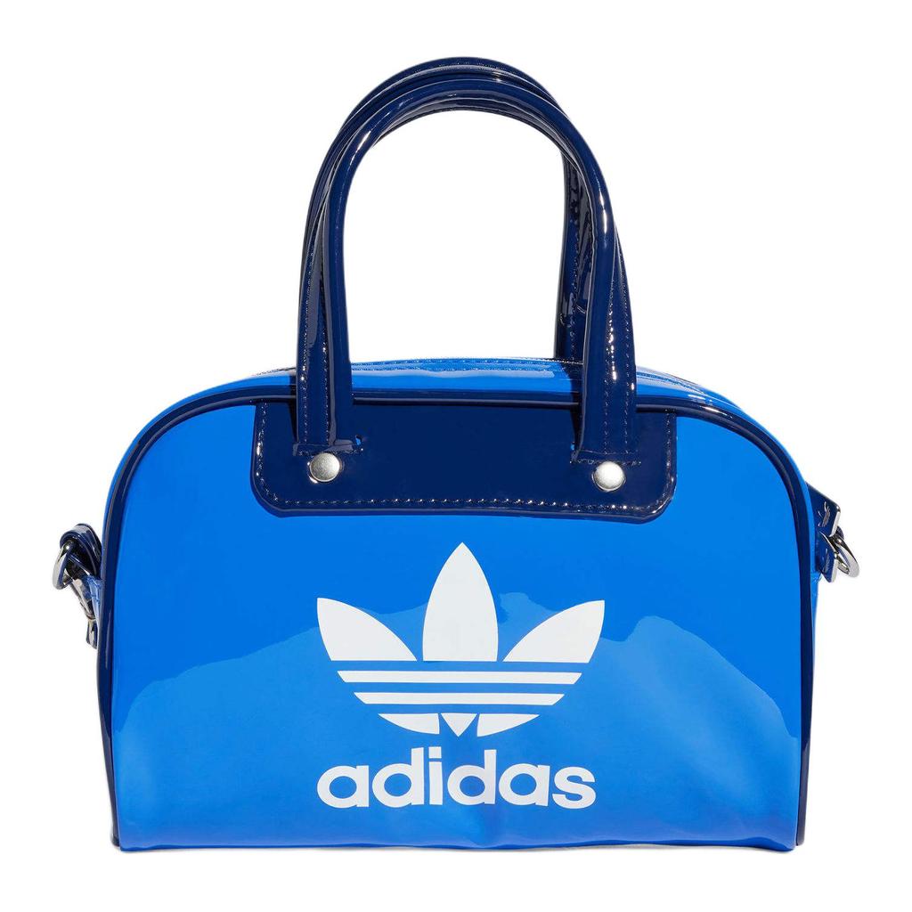 adidas Оригинальная мини-сумка для боулинга Adicolor сине-белая Adidas IX7499