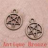 Hollow Pentagram Charms Pendant For Bracelet Necklace Jewelry Making Craft Findings