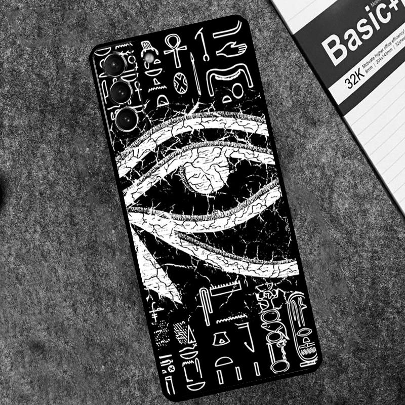 Священный Глаз Гора Египет Фреска Чехол Для Samsung Galaxy S24 Ultra S23 S22 S20 S21 FE S8 S9 S10 Plus Note 10 20 Ultra Чехол