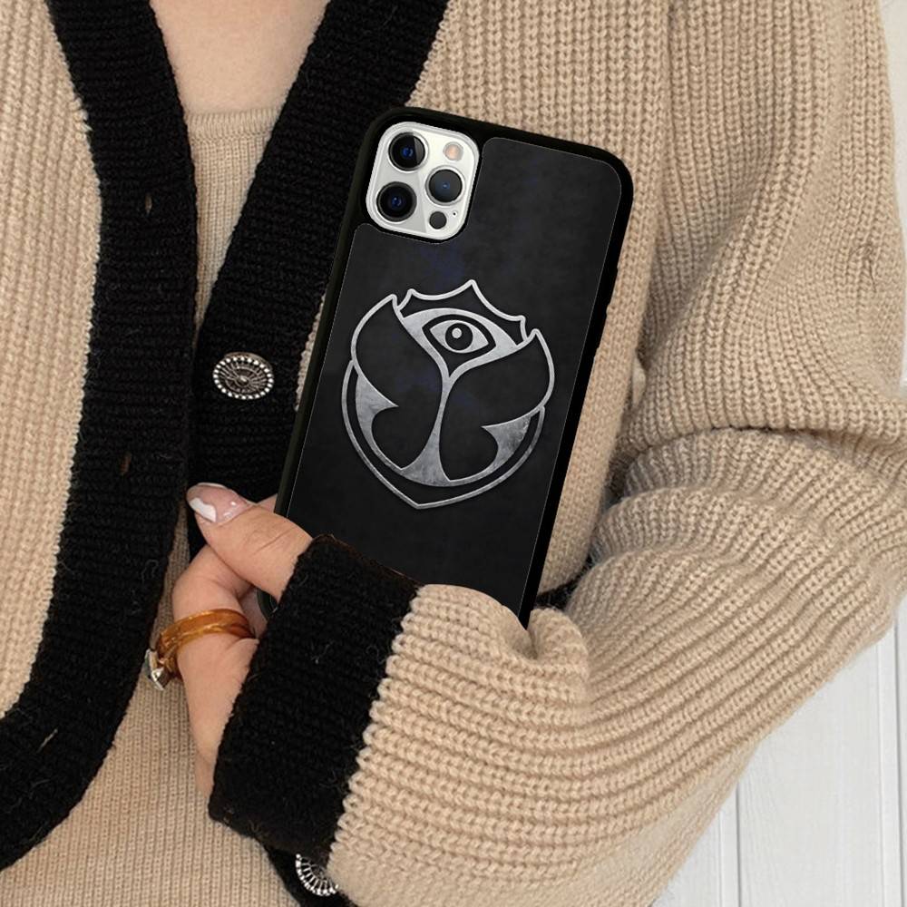 T-Tomorrowlands Music Logo For IPhone 17 16 15 14 13 12 11 Pro Max Plus Mini PC+TPU Back Phone Cover