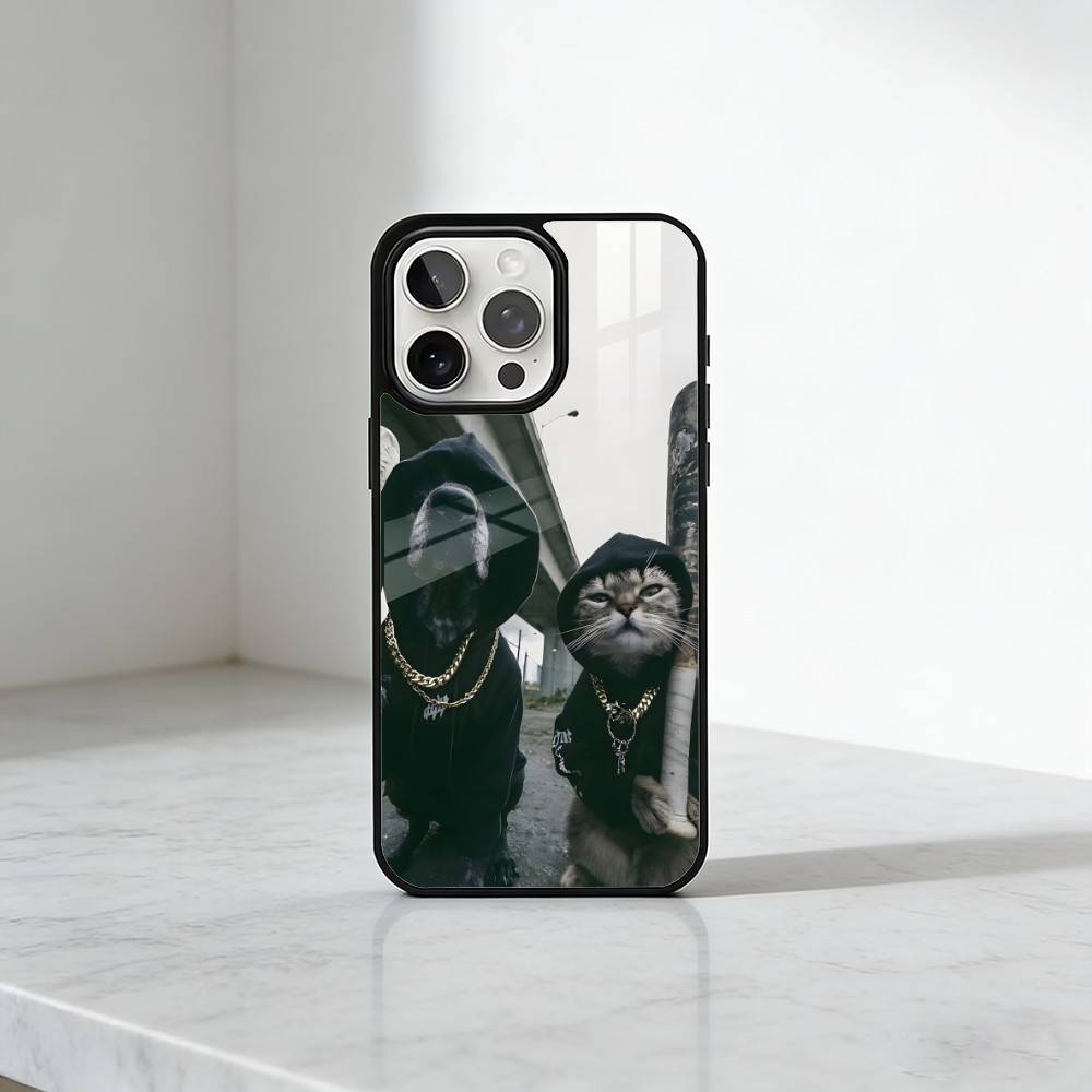 Смешные мемы Плохие Коты Общество Чехол для телефона Для iPhone17,16,15,14,13 Plus,Pro Max Магнитный Для Magsafe Беспроводная зарядка