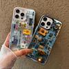 Продвинутый чехол для телефона с платой Circuit Board для IPhone 11 12 13 14 15 16 Pro Max X XS MAX XR SE2 7 8 Plus Цветной Серебристый Жесткий чехол Fundas