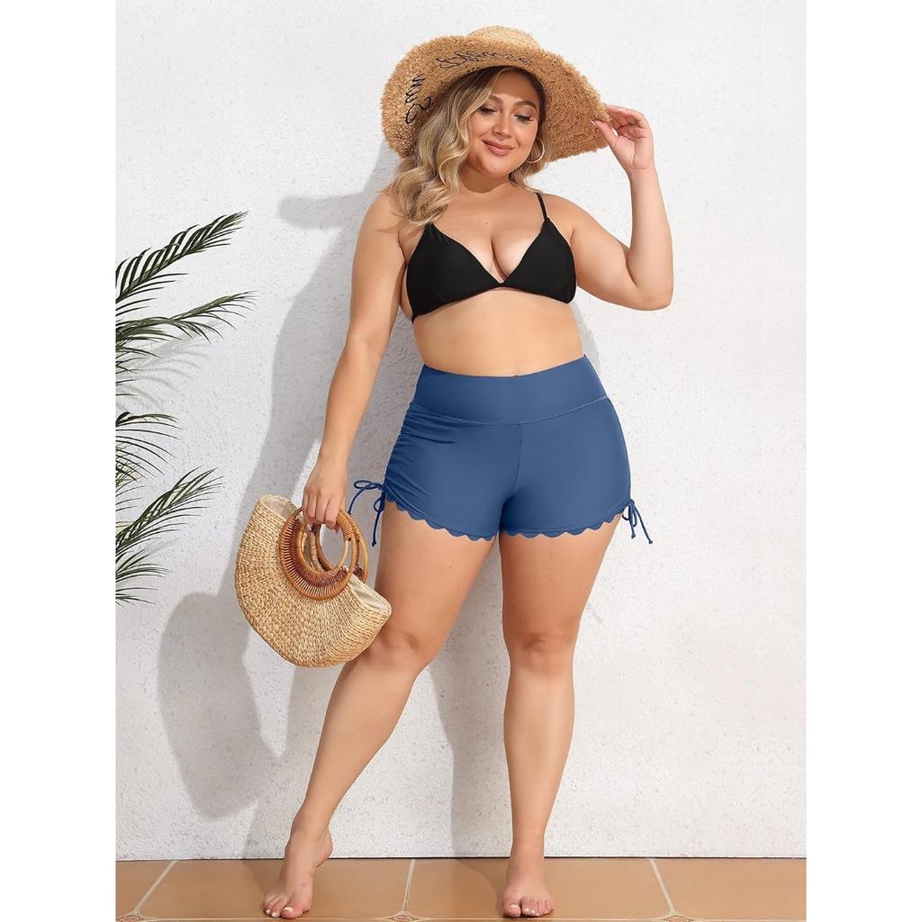 Charmleaks Женские шорты для плавания Шорты для купальника с высокой талией Шорты для плавания с нижней частью