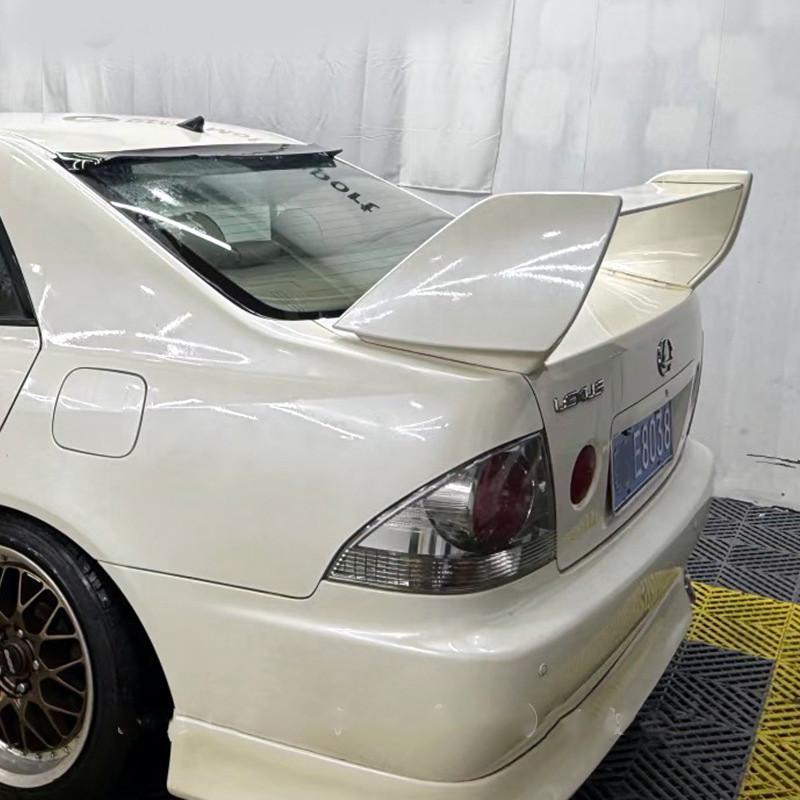 For 1998-2005 Lexus IS250 IS300 Car Rear Trunk Lid Lip Spoiler Wings Black Carbon Body Kit Exterior Tuning Accessories Part