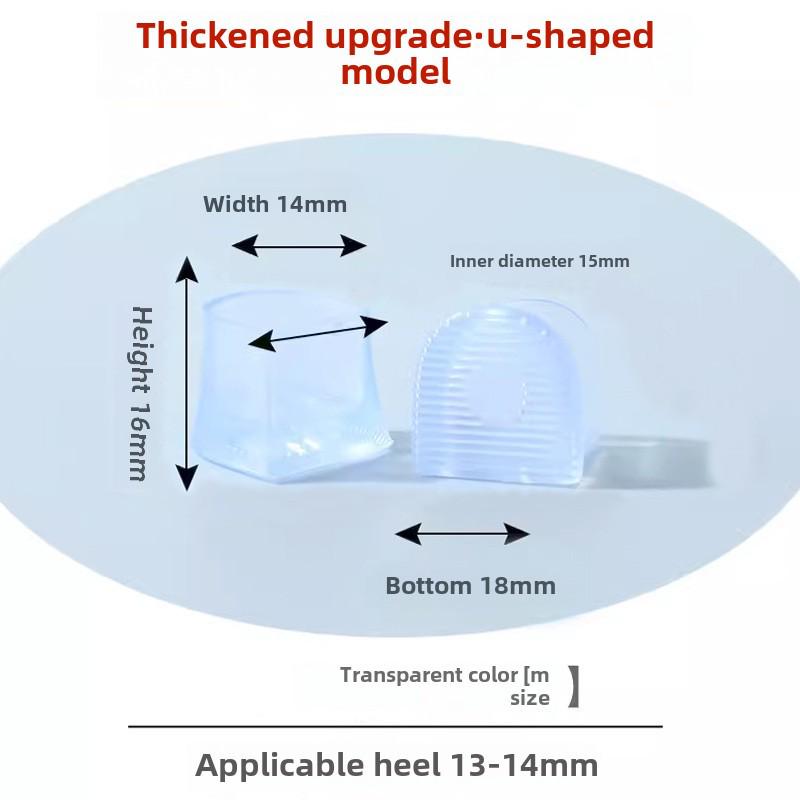 Silent Anti-Slip Stiletto Heel Protectors: Mute, Wear-Resistant Pads for Women's High Heels