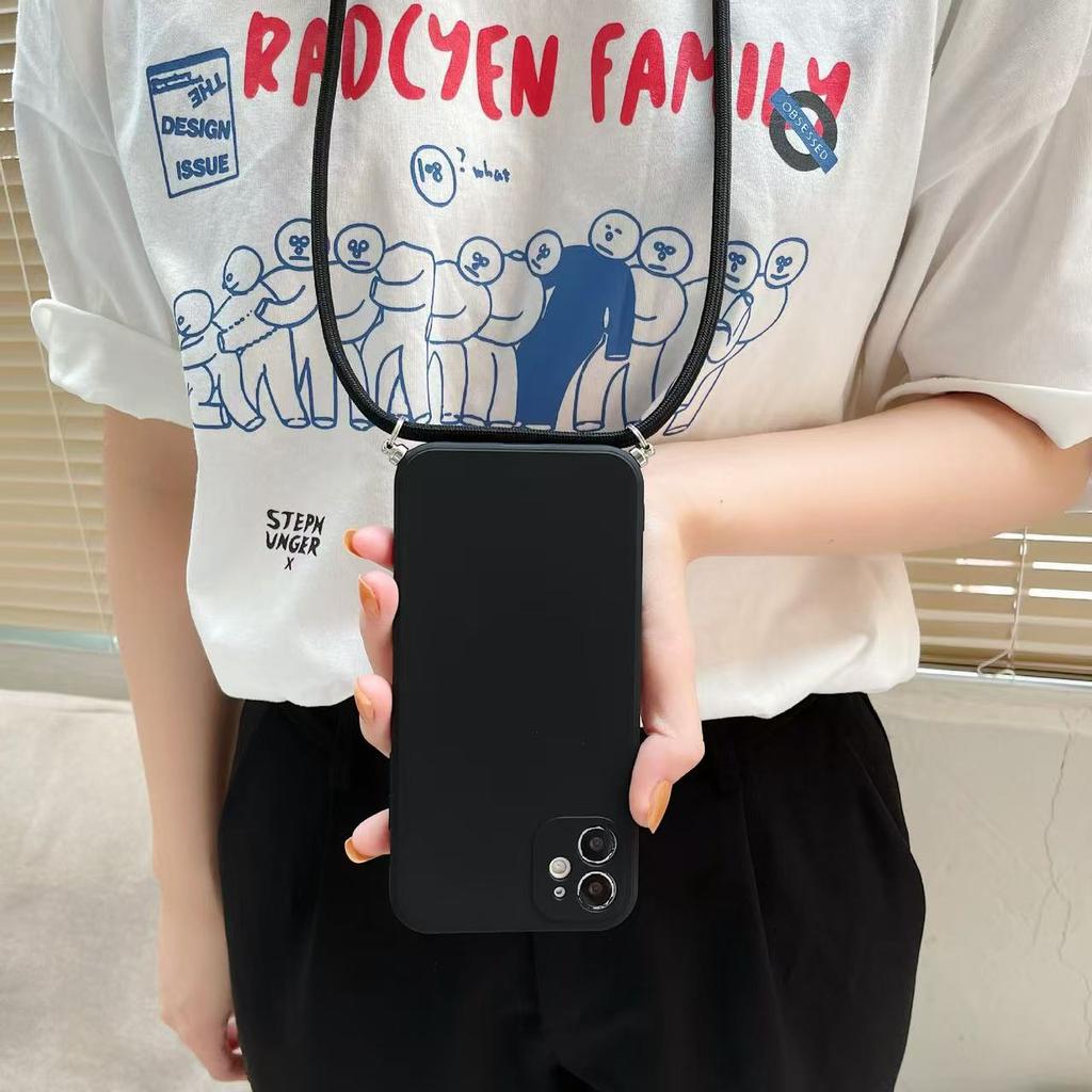 Чехол-кошелек на шею для OPPO Reno 13F 13 12 Pro 11F 10 6Z 7 Lite 8 8T 5 Z Find X3 X5 Lite Ремешок-шнурок
