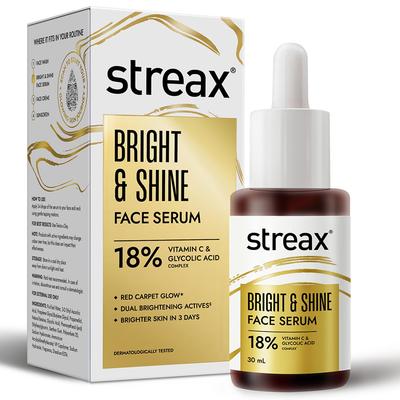 Сыворотка для лица 'Bright & Shine' 30 мл, 1 шт. для уменьшения темных пятен, более светлой и сияющей кожи с витамином C