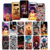 W-31 One Piece Luffy Soft Black Case for iPhone 11 12 13 14 15 6 7 8 X XS Pro Max XR Samsung  S21 S22 S23 S24 FE Ultra S8 Plus