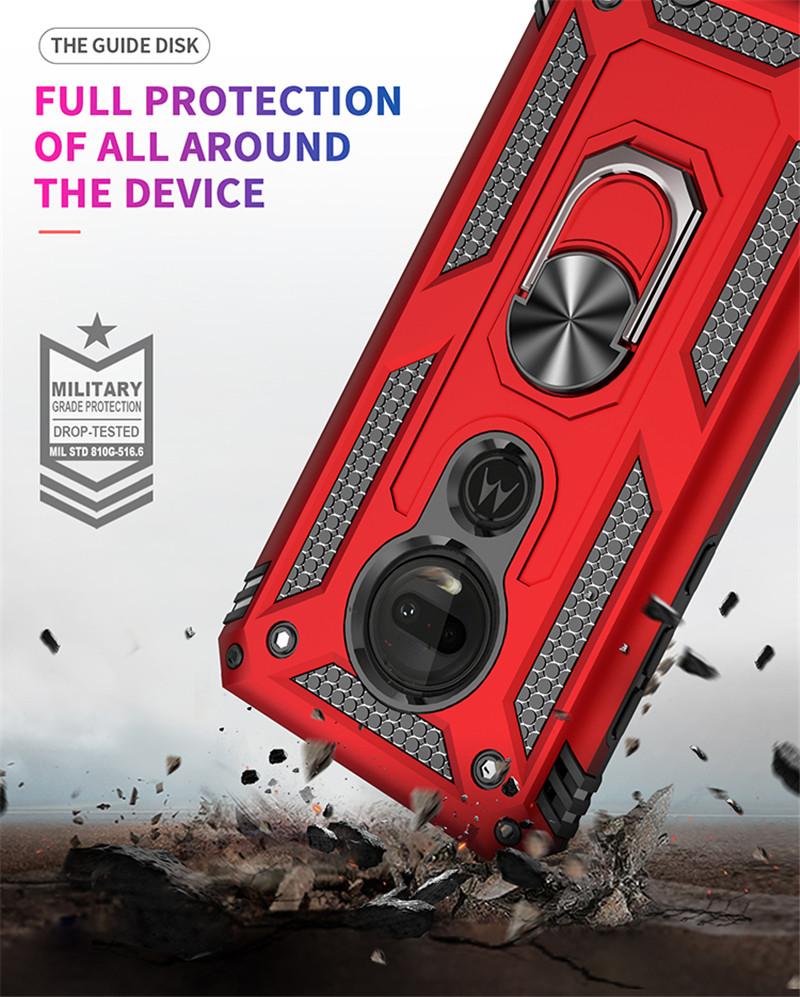 Чехол-держатель с магнитным кольцом для Motorola Moto G6 G7 Plus G8 Power Lite G9 Play, чехол-держатель с магнитным кольцом для Moto E5 E6 E6S E6i E7 Power 2021, чехлы