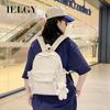Canvas Japanese Small Fresh Backpack Female Korean Mini Candy Color College Style Travel Backpack