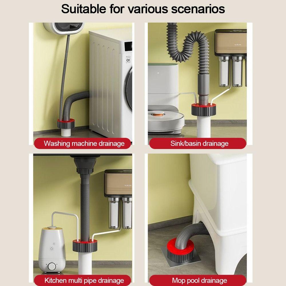 Кухонная раковина с защитой от запаха, канализационная ветка, дренажная водопроводная труба, дренажные принадлежности для стиральной машины