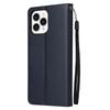 Кожаный чехол-книжка для iPhone 14Pro/16ProMax с отделениями для карт