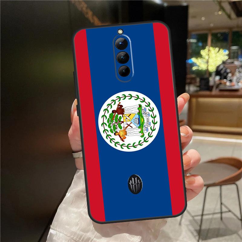 Чехол с флагом Белиза для ZTE Nubia Red Magic 8S 8 9 Pro Plus Red Magic 6 7 Pro 6S 7S Pro 5G 5S 6R Funda