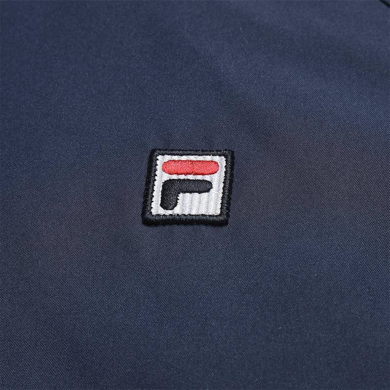 Fila Теннисная мода Минималистичный Классический Ретро Спортивный Повседневный Удобный Теплый Свободный Короткий Хлопковый Жакет Женские куртки Небесно-голубой A11W613904FBU