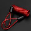 3.5mm Anti-Theft Spring Wire Rope Motorcycle Bike Lock Cable Lock Reminder Cable Theft Handlebar Scooter Disc Brake Lock