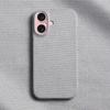 For iPhone 16 Case Cloth Texture Anti-Scratch Protective PC Phone Cover