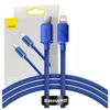 Baseus Crystal USB-C To Lightning Cable, 20W, 1.2M (Blue)